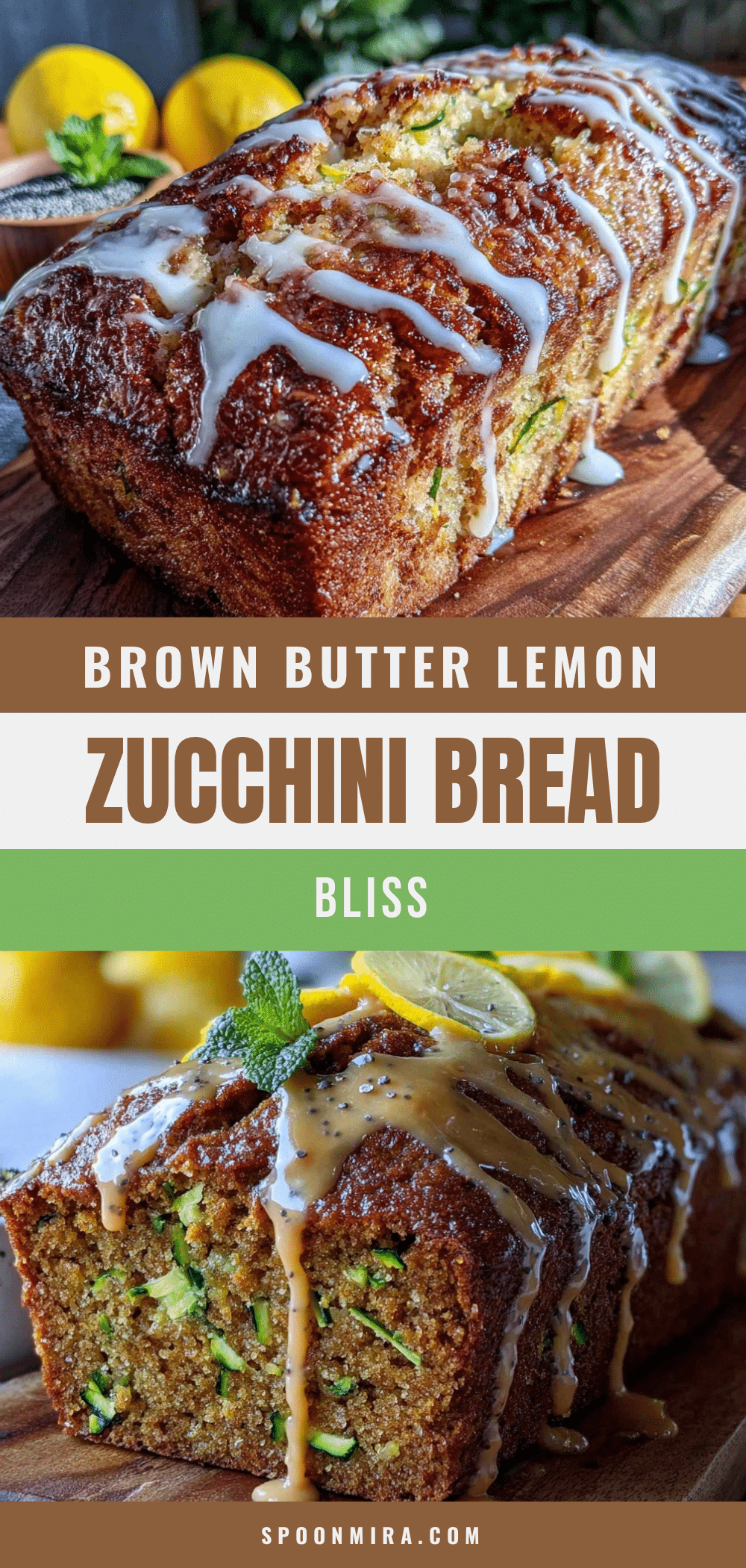 brown butter lemon zucchini bread recipe