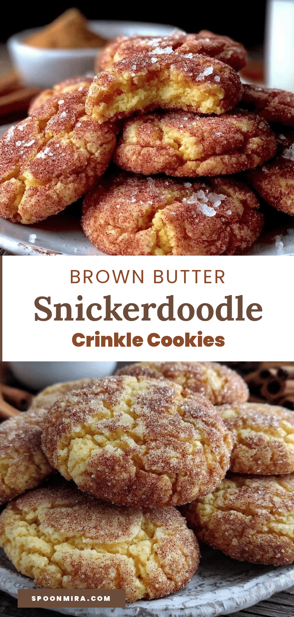 brown butter snickerdoodle cookies recipe