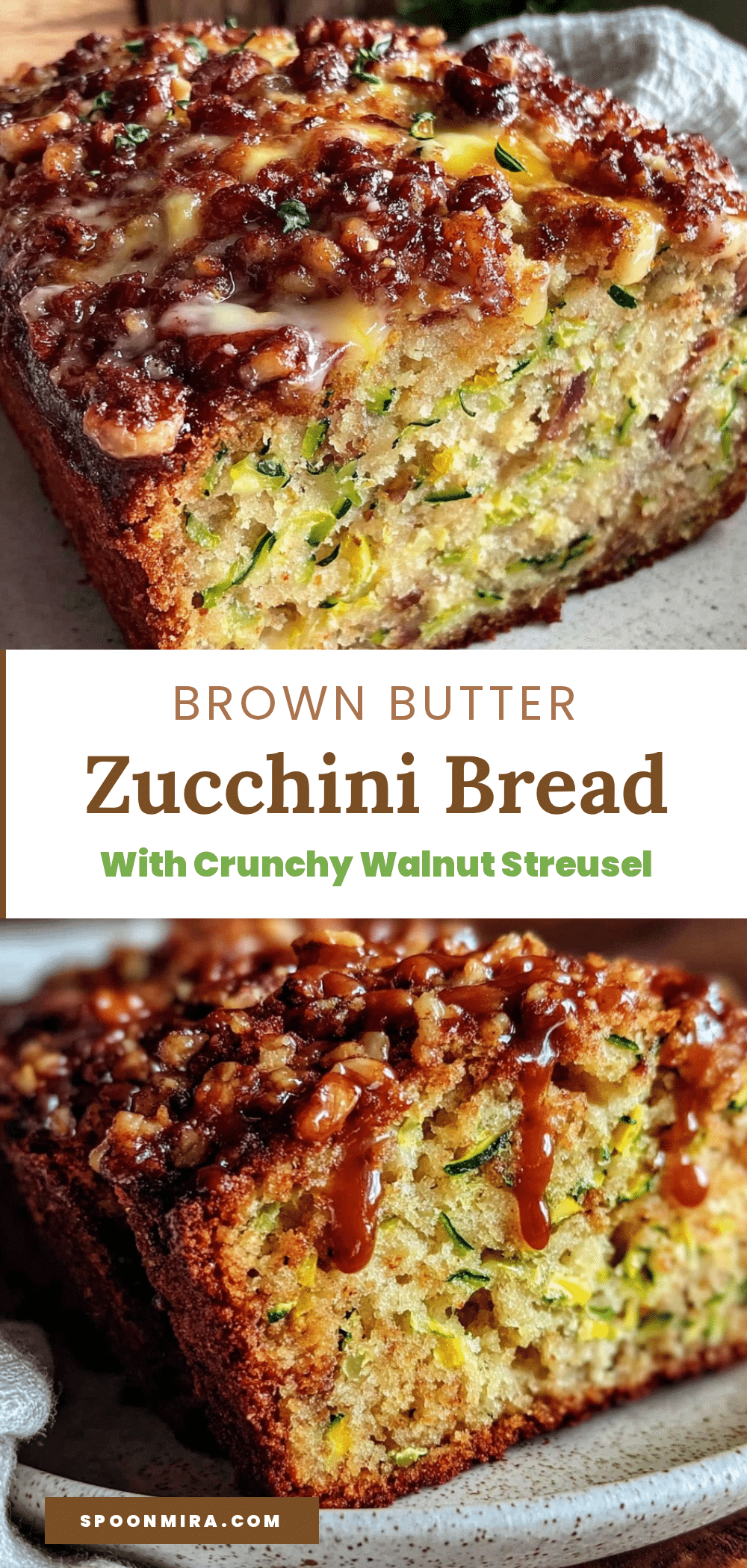 brown butter zucchini bread recipe