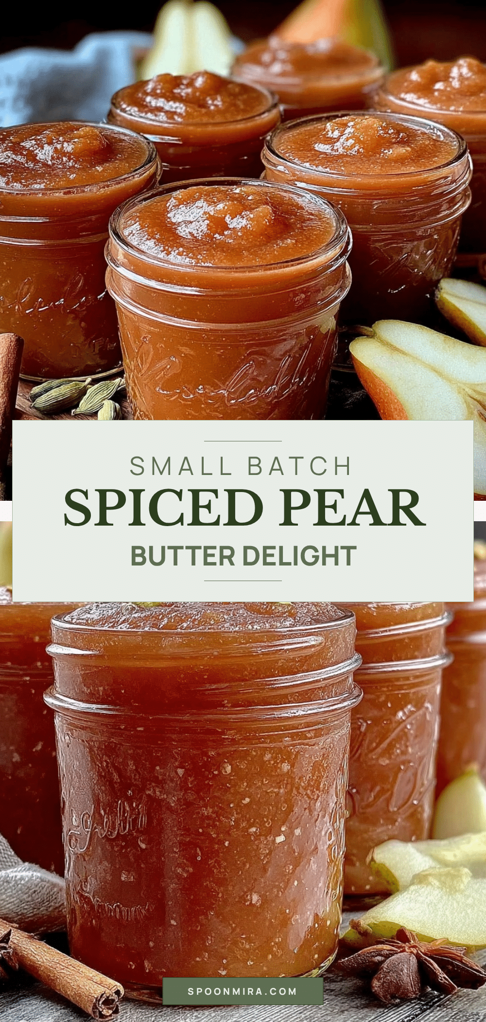 canned pear butter recipe