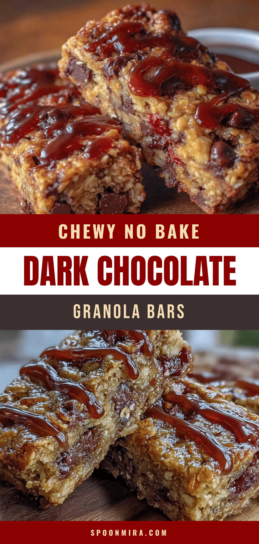 chewy no bake granola bars recipe