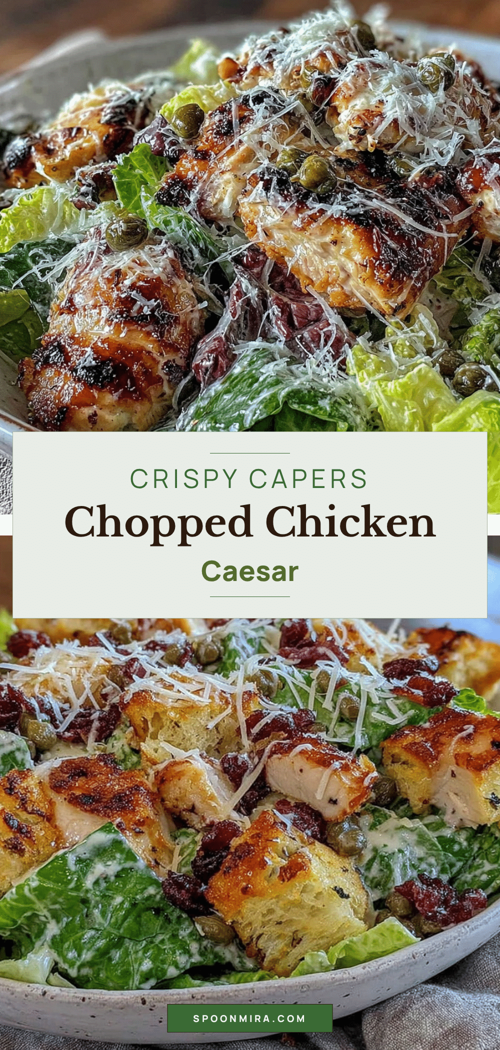 chopped chicken Caesar salad recipe