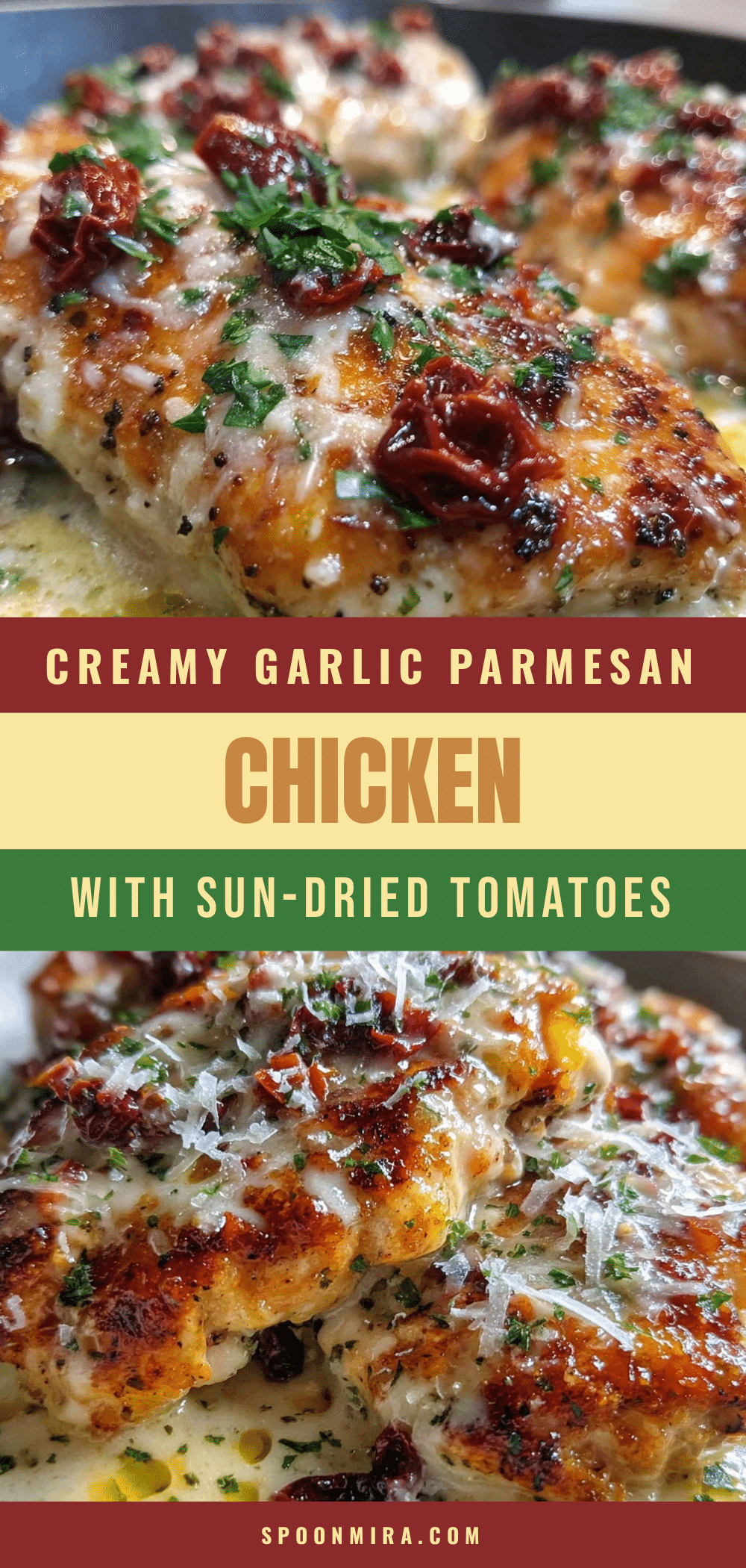 creamy one-pan garlic parmesan chicken recipe