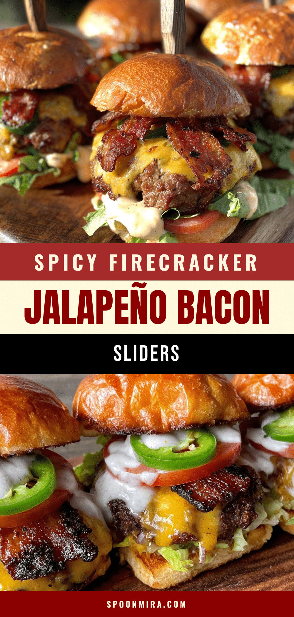 firecracker jalapeño bacon burger sliders recipe