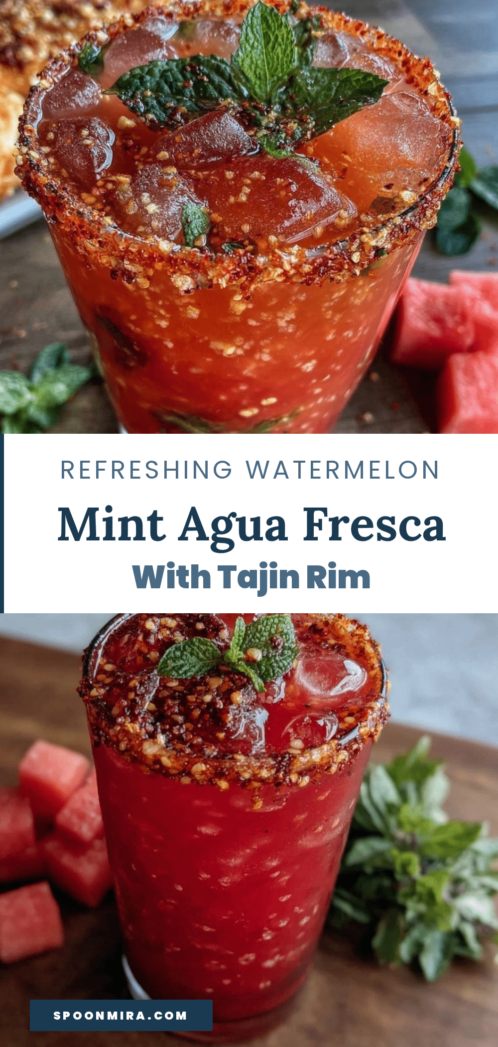 fresh watermelon mint agua fresca recipe
