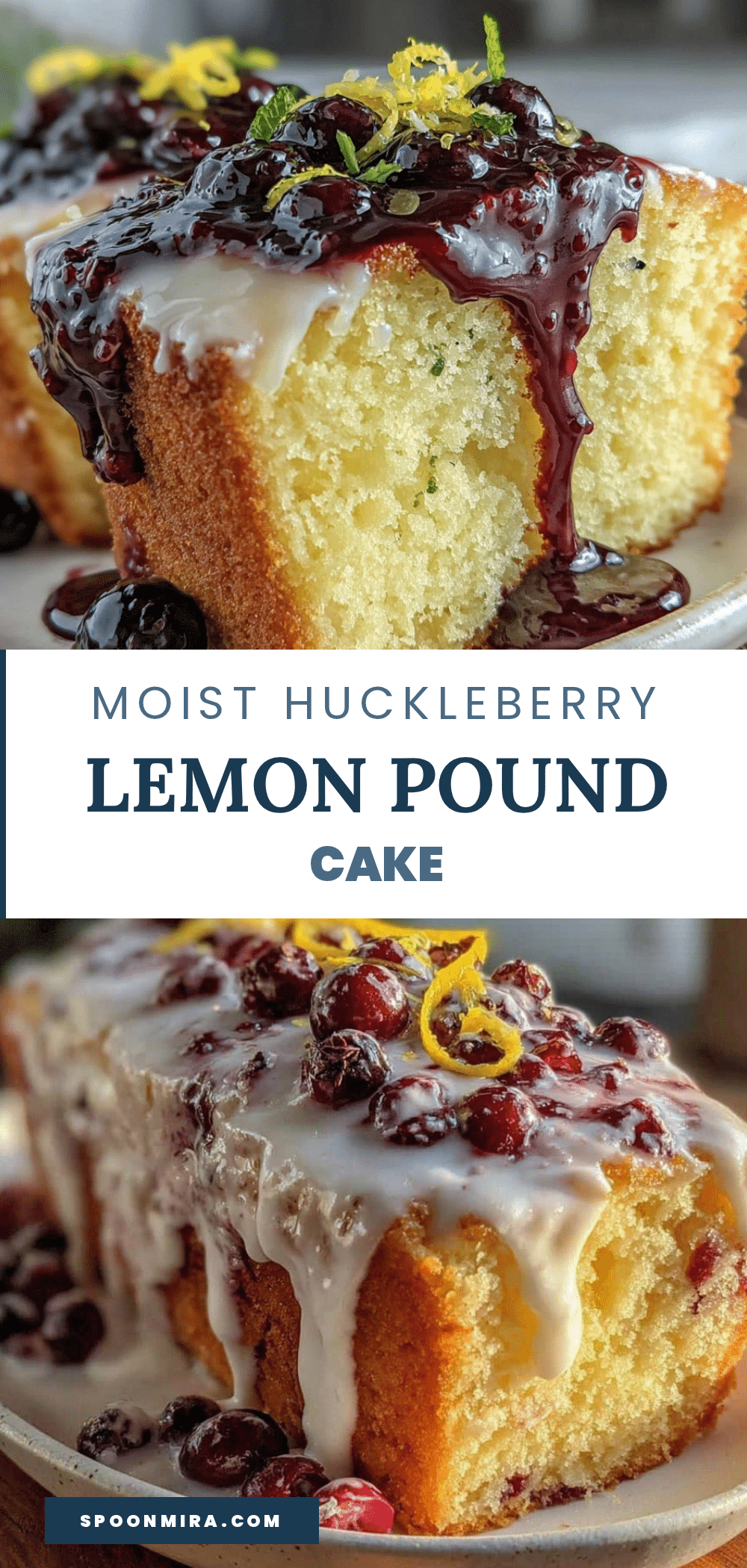 huckleberry lemon pound cake recipe