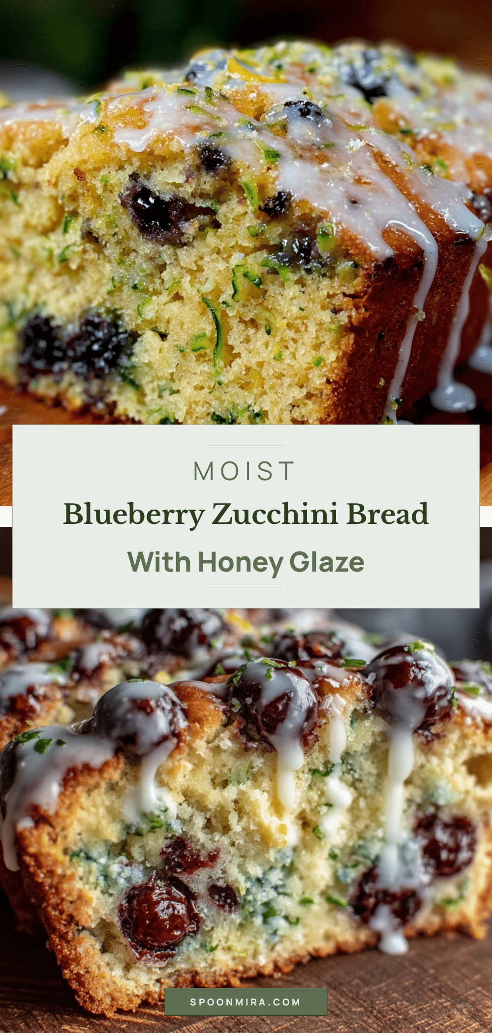 moist blueberry zucchini bread recipe