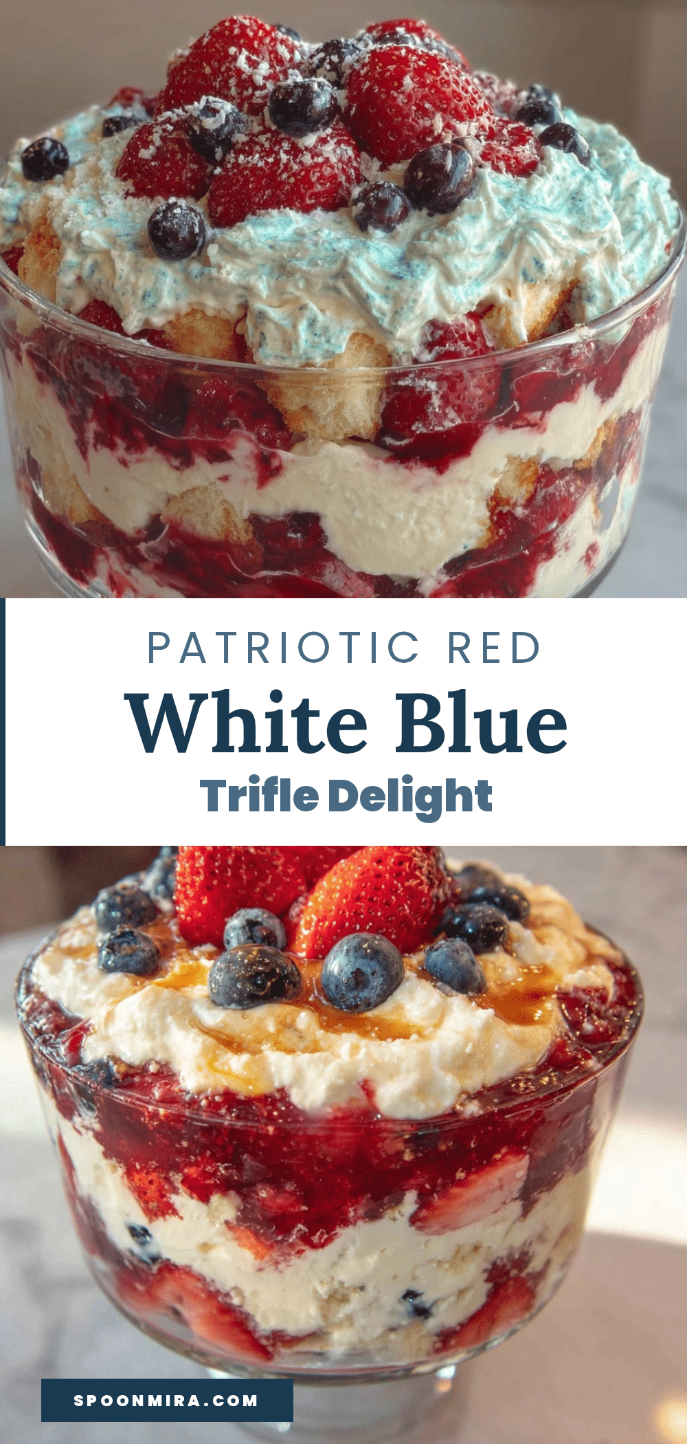 red white and blue layered trifle recipe