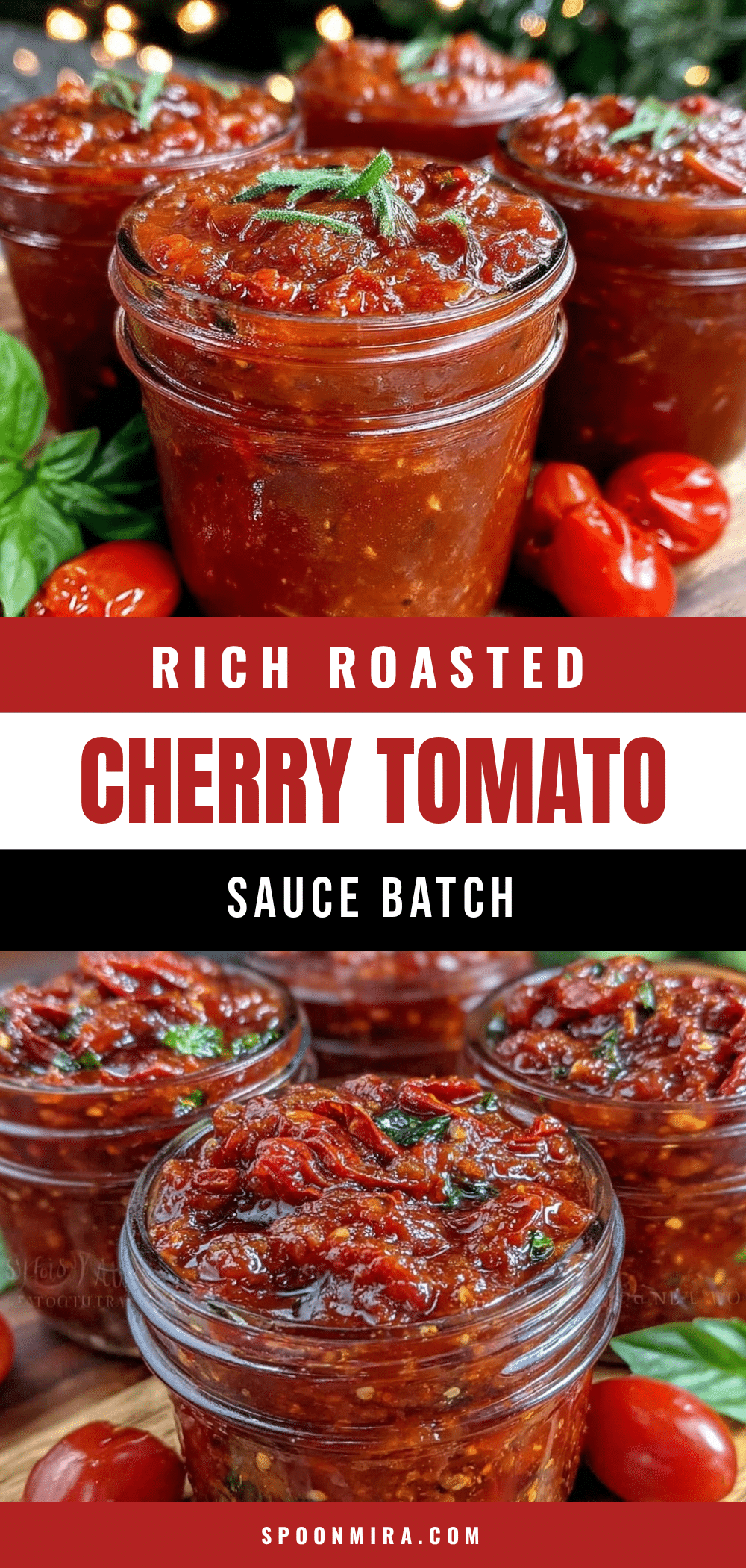 roasted cherry tomato sauce recipe