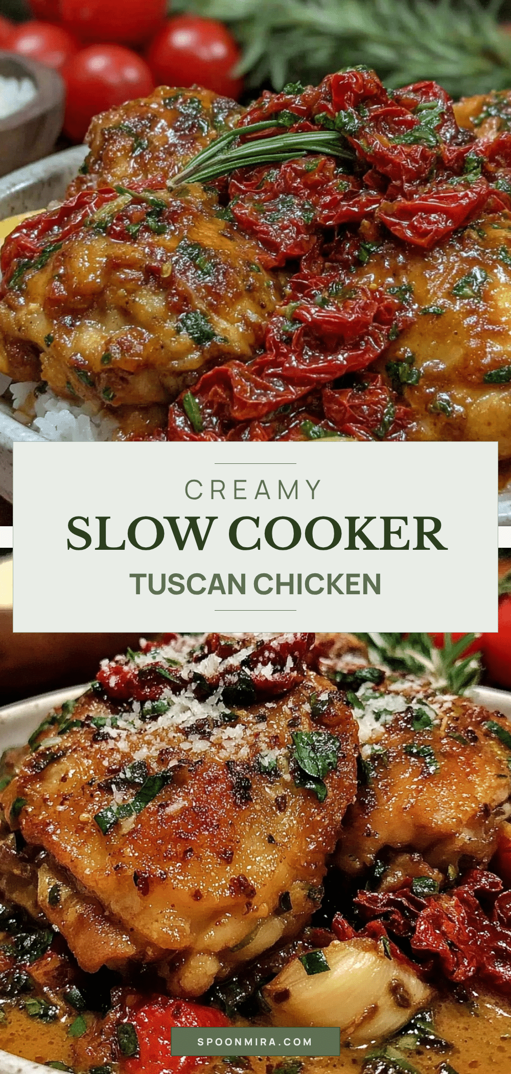 slow cooker tuscan chicken recipe