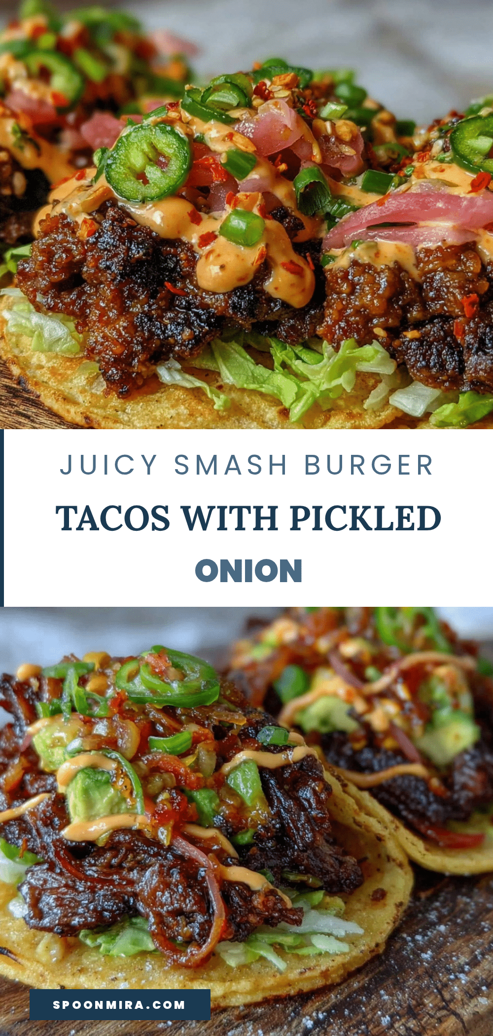 smash burger tacos recipe