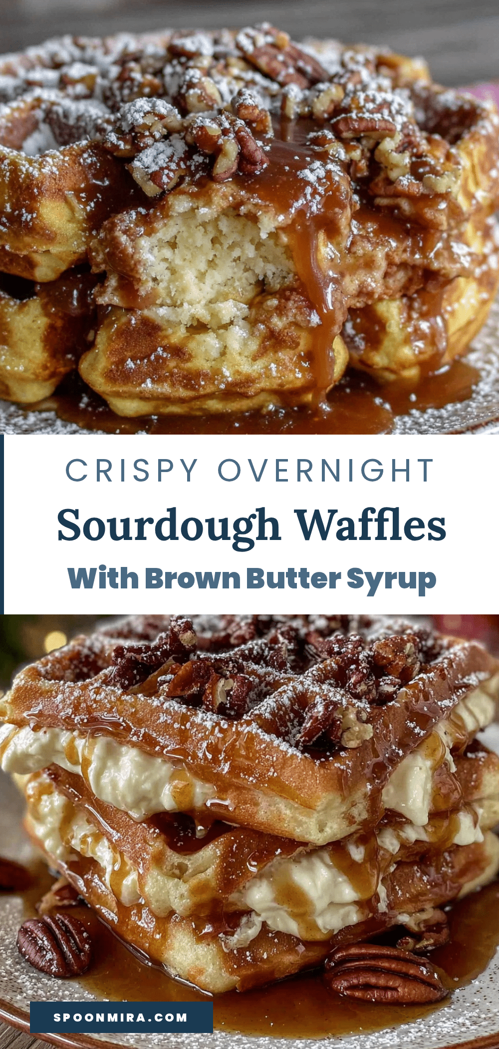 sourdough discard waffles recipe