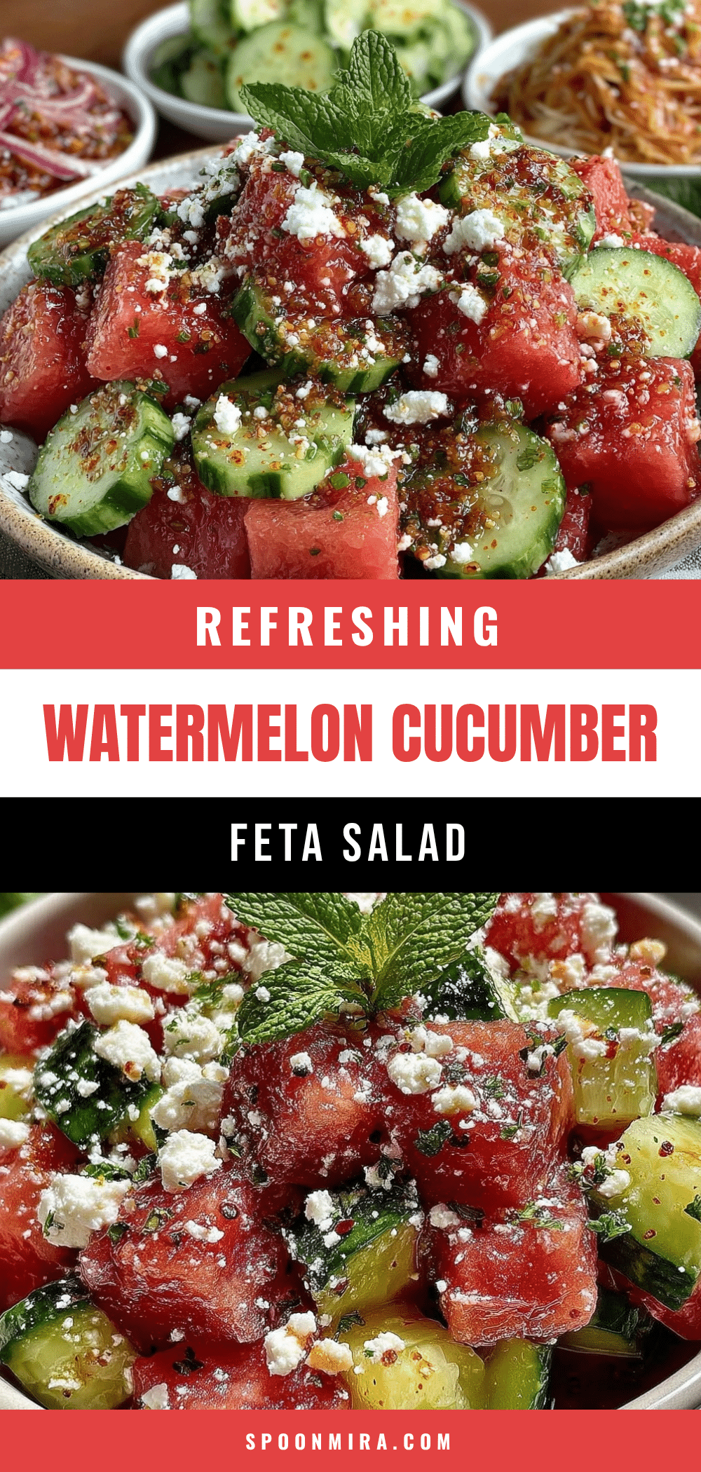 watermelon cucumber feta salad recipe