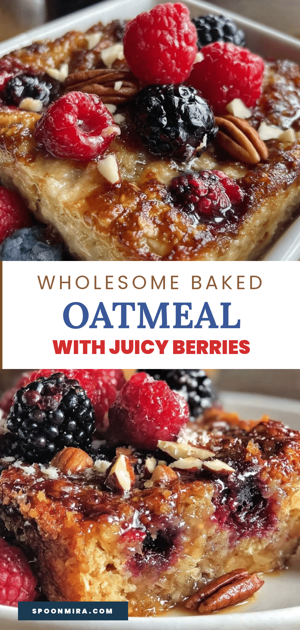 wholesome baked oatmeal recipe