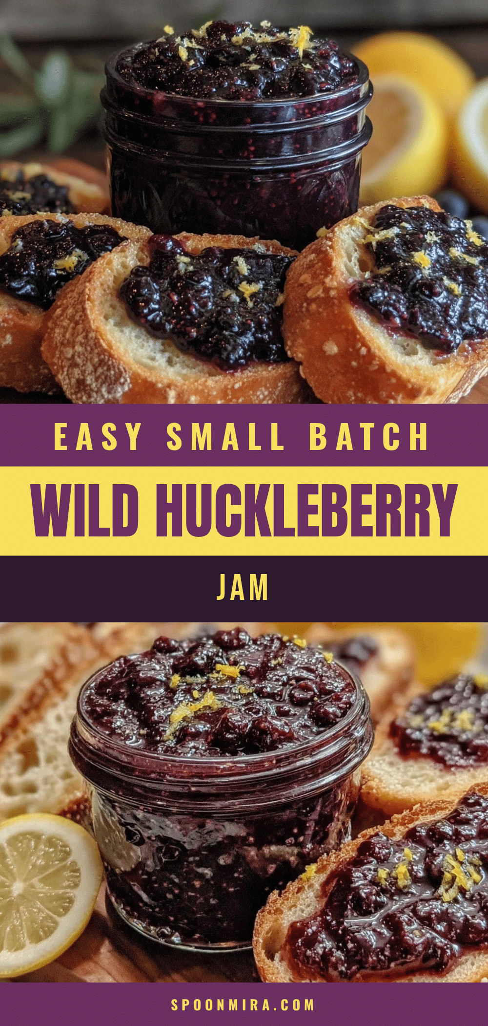 wild huckleberry jam recipe