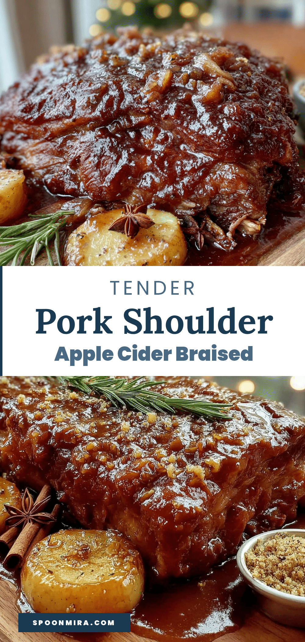 apple cider braised pork shoulder recipe