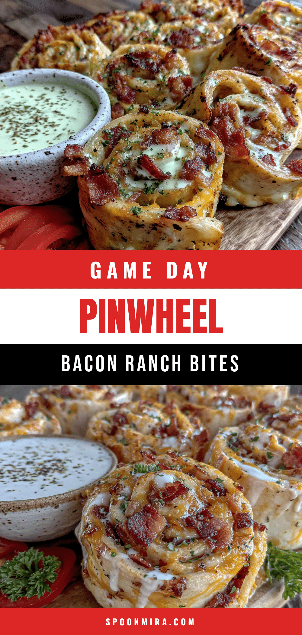 bacon ranch pinwheel roll-ups recipe