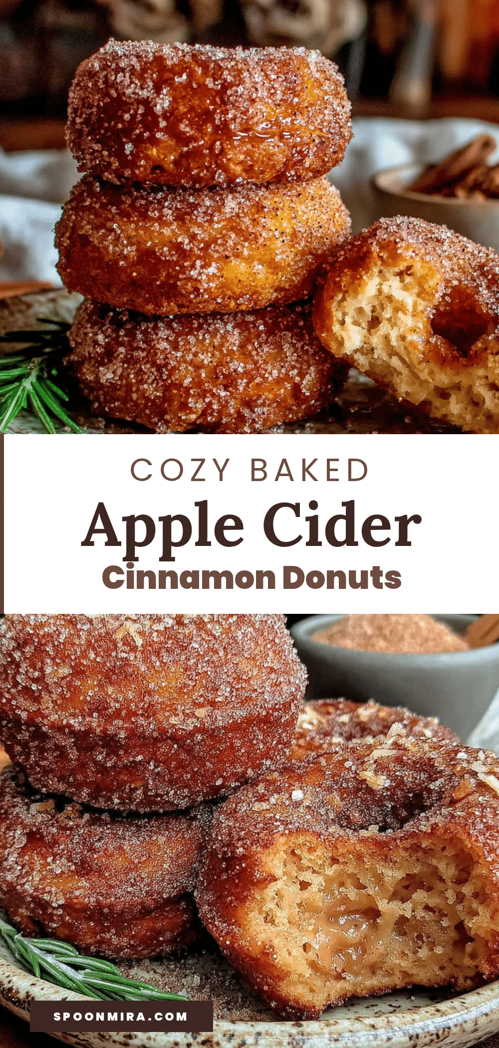 baked apple cider donuts recipe