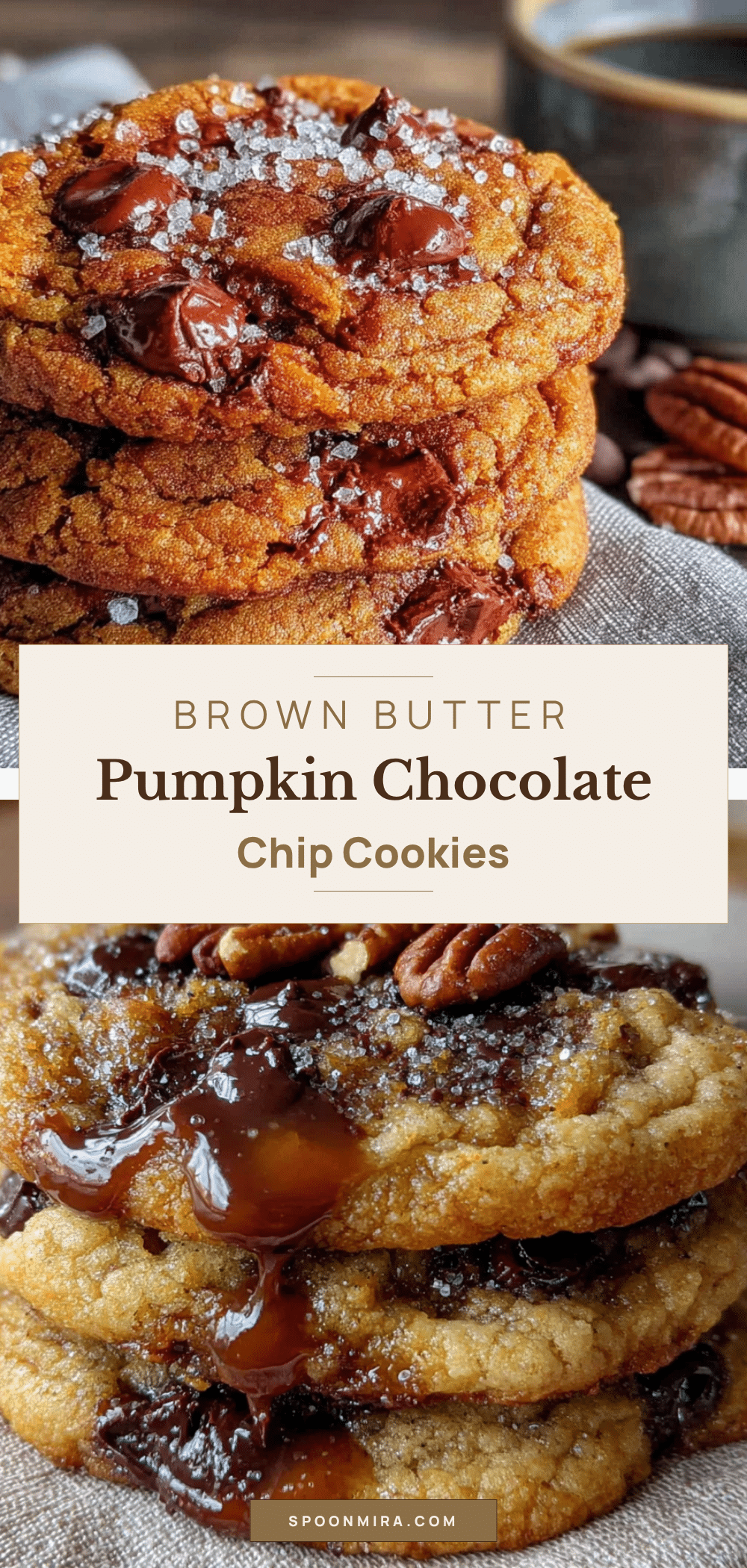 brown butter pumpkin chocolate chip cookies recipe