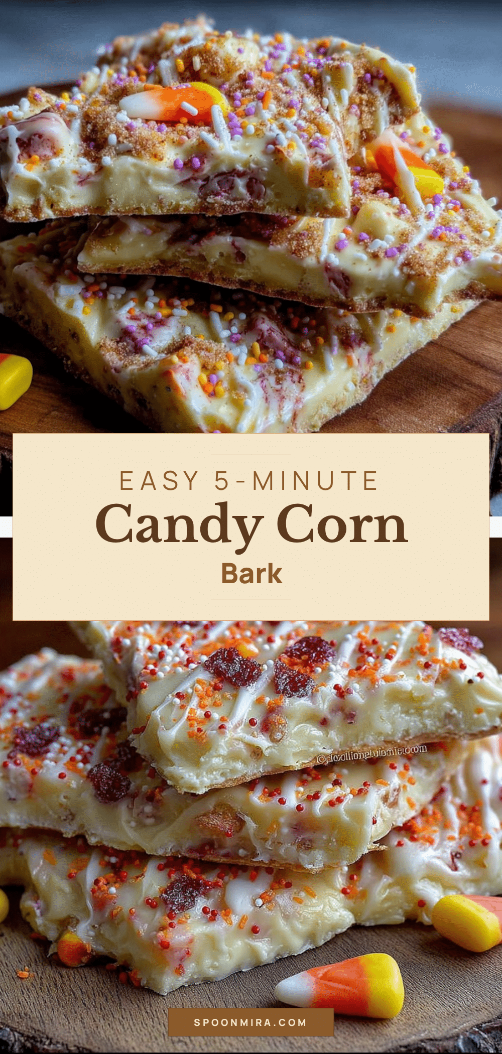 candy corn bark recipe
