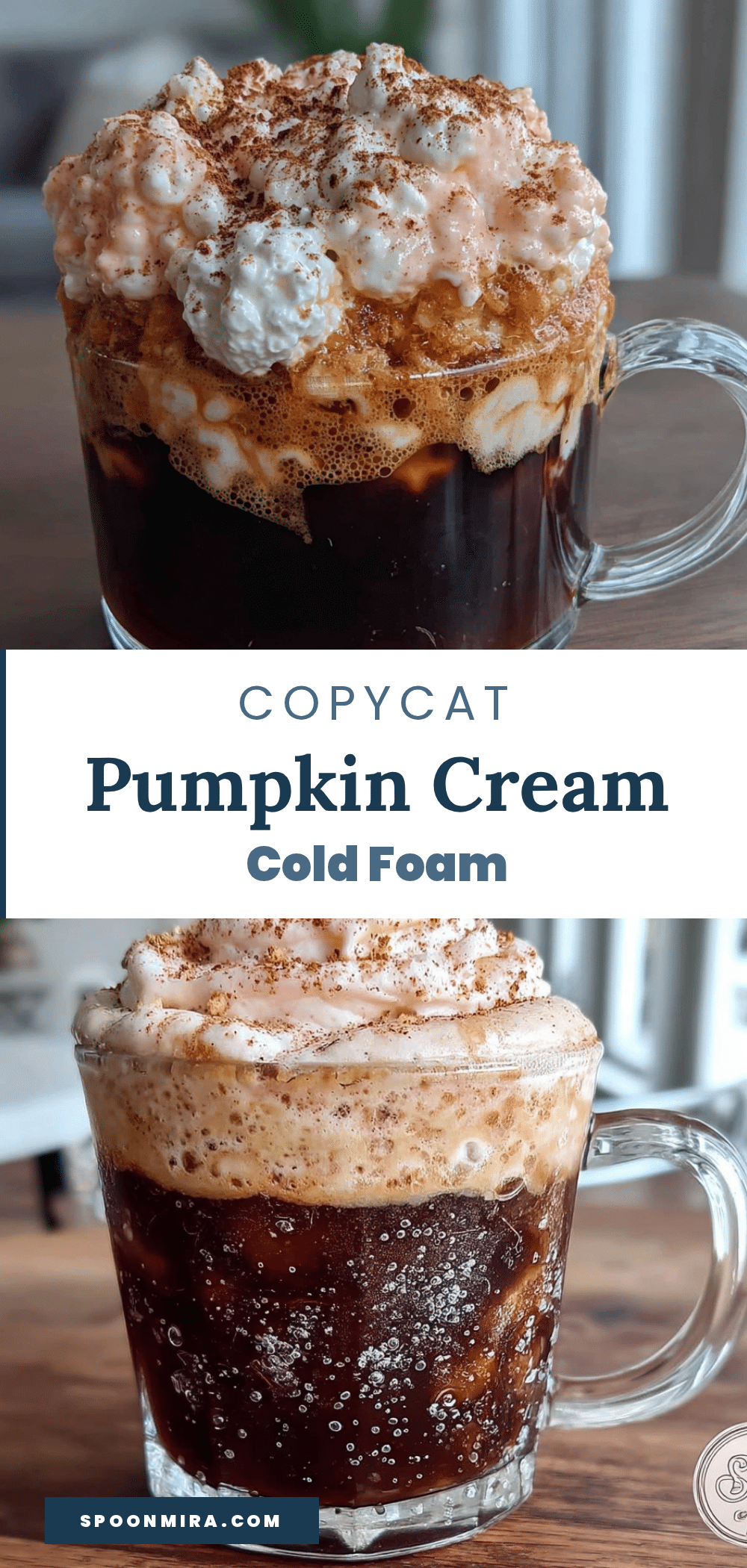 Copycat Starbucks Pumpkin Cream Cold Foam recipe