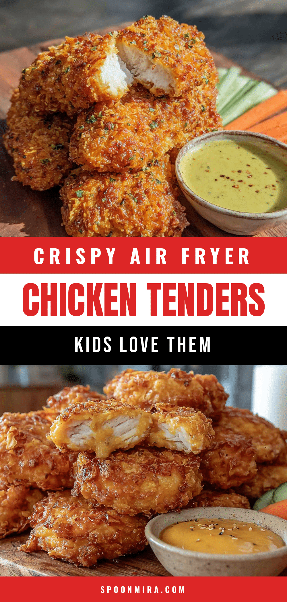 crispy air fryer chicken tenders recipe