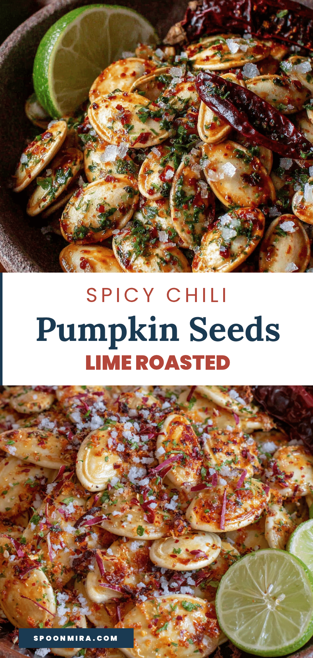 crispy chili lime roasted pumpkin seeds recipe