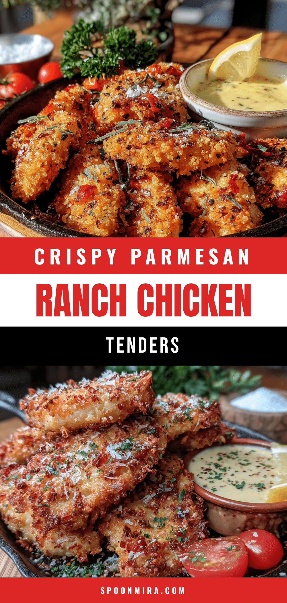 crispy parmesan ranch chicken tenders recipe