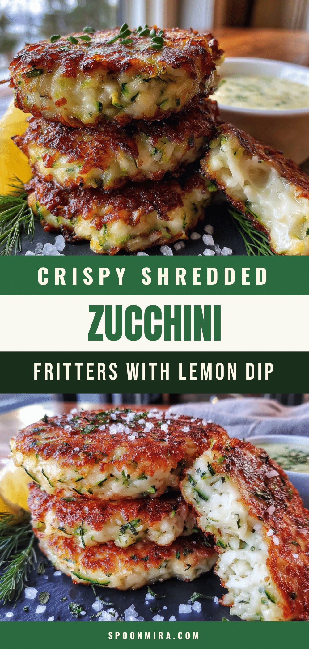 Crispy Zucchini Fritters recipe