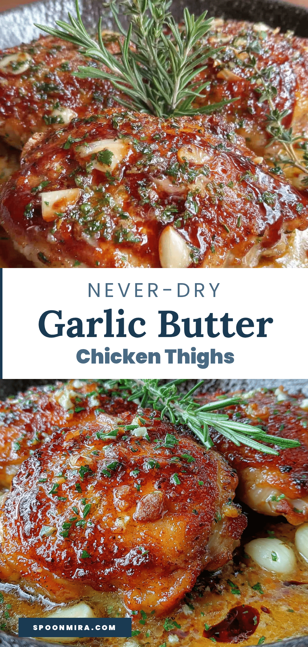 crockpot garlic butter chicken thighs recipe