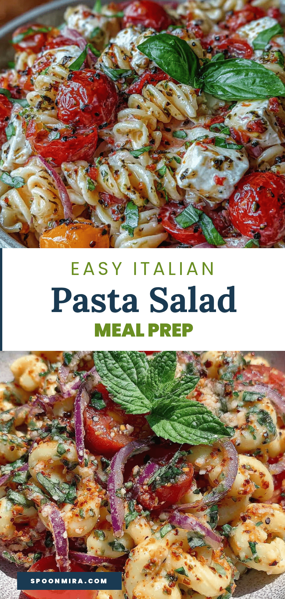 easy middle school meal prep pasta salad recipe