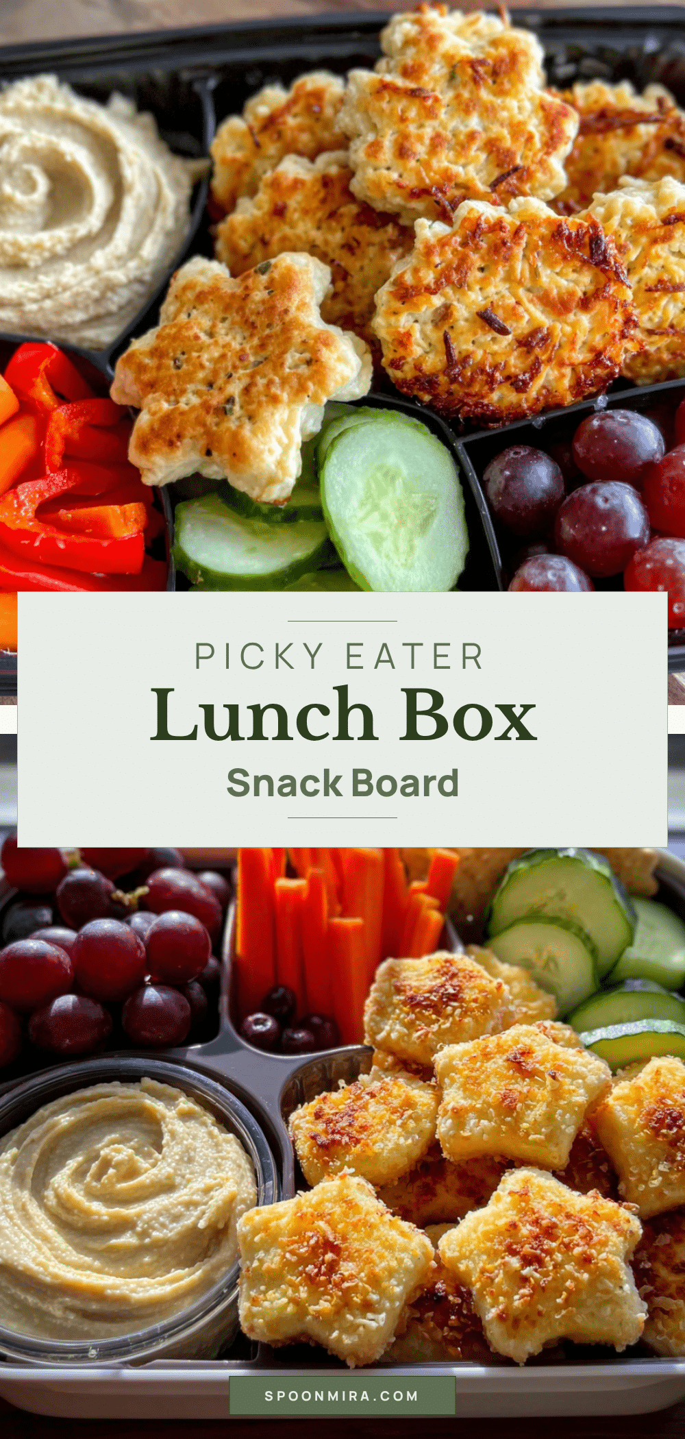 Easy No-Sandwich Snack Box Lunch for Picky Eaters recipe