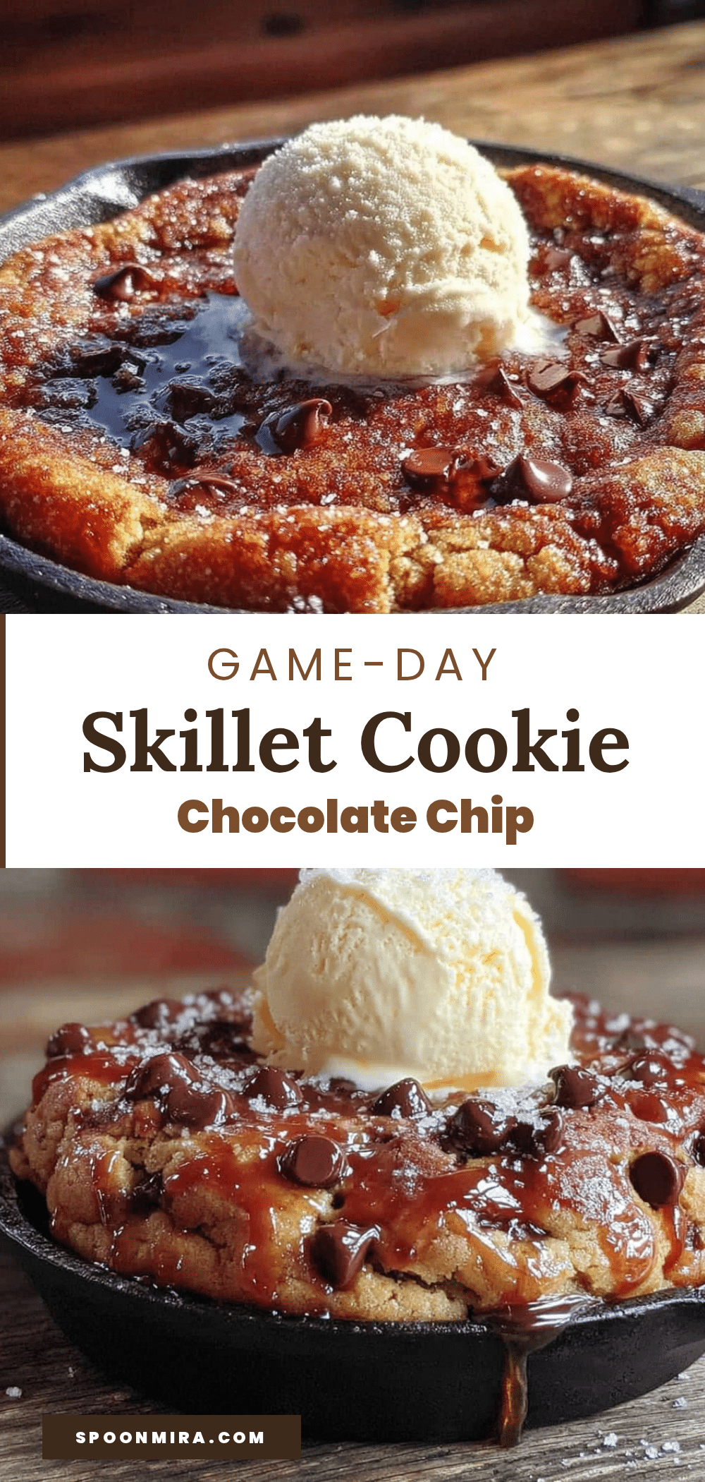 game-day chocolate chip skillet cookie recipe