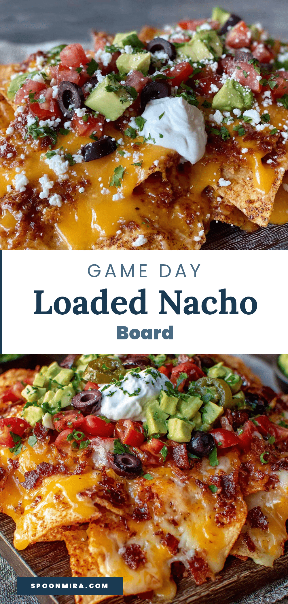 game day loaded nacho charcuterie board recipe