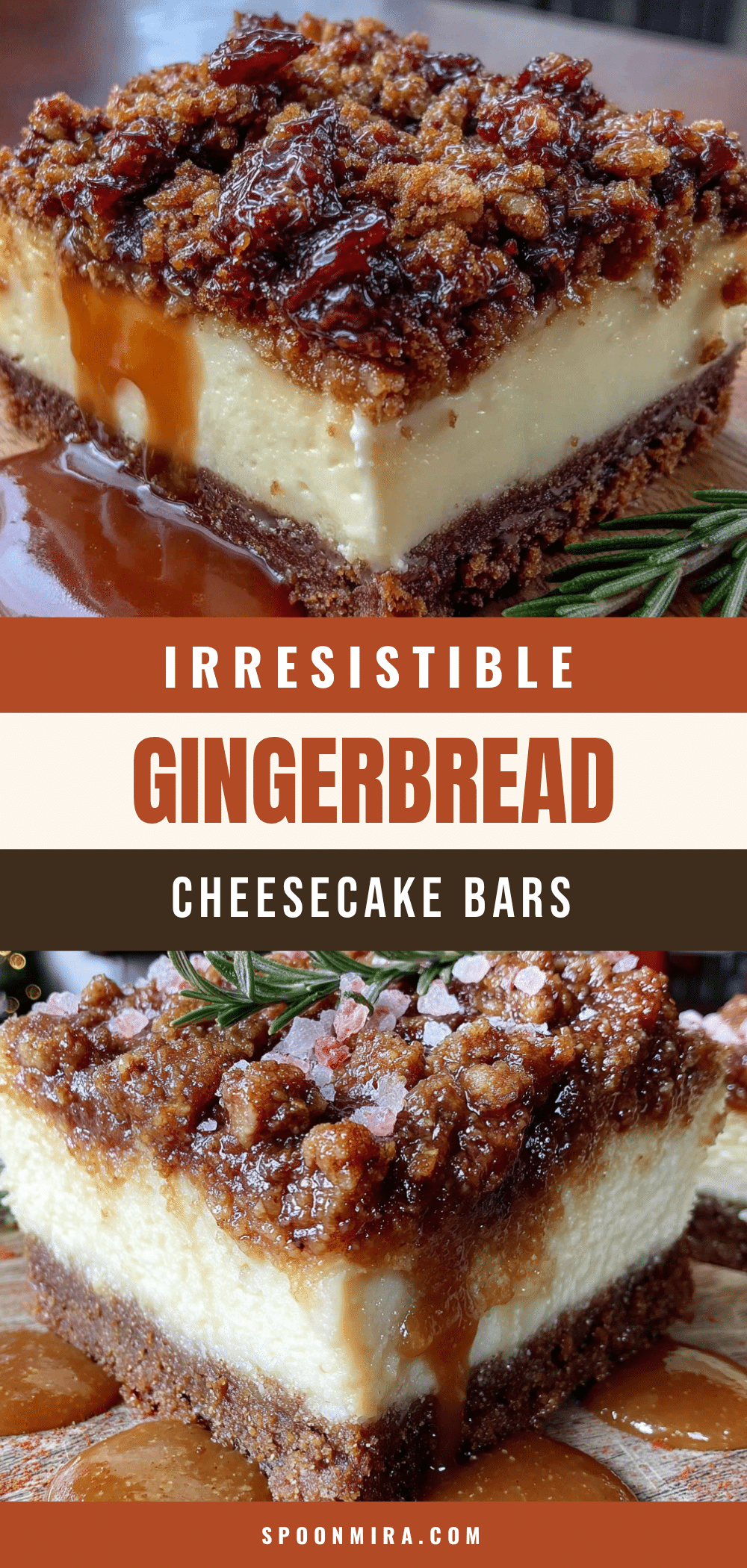 gingerbread cheesecake bars recipe