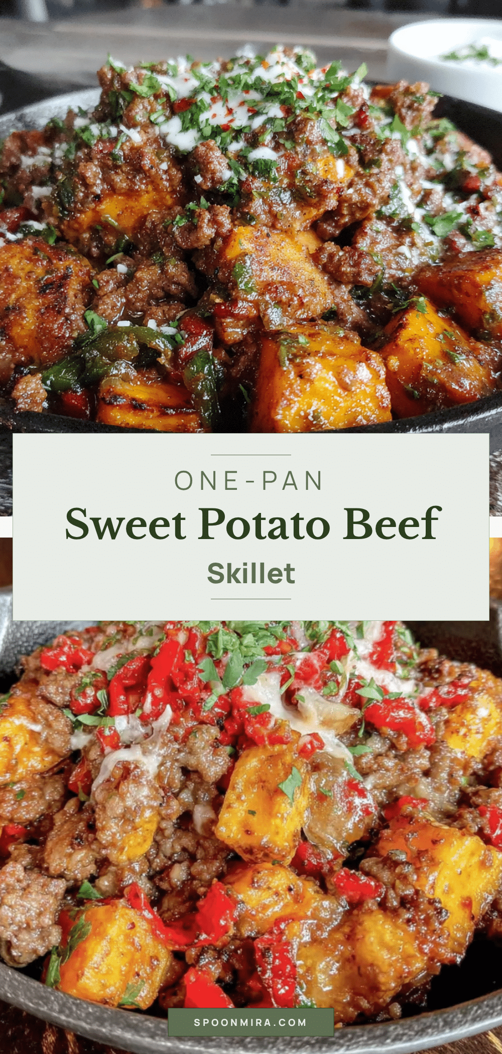 ground beef and sweet potato skillet recipe