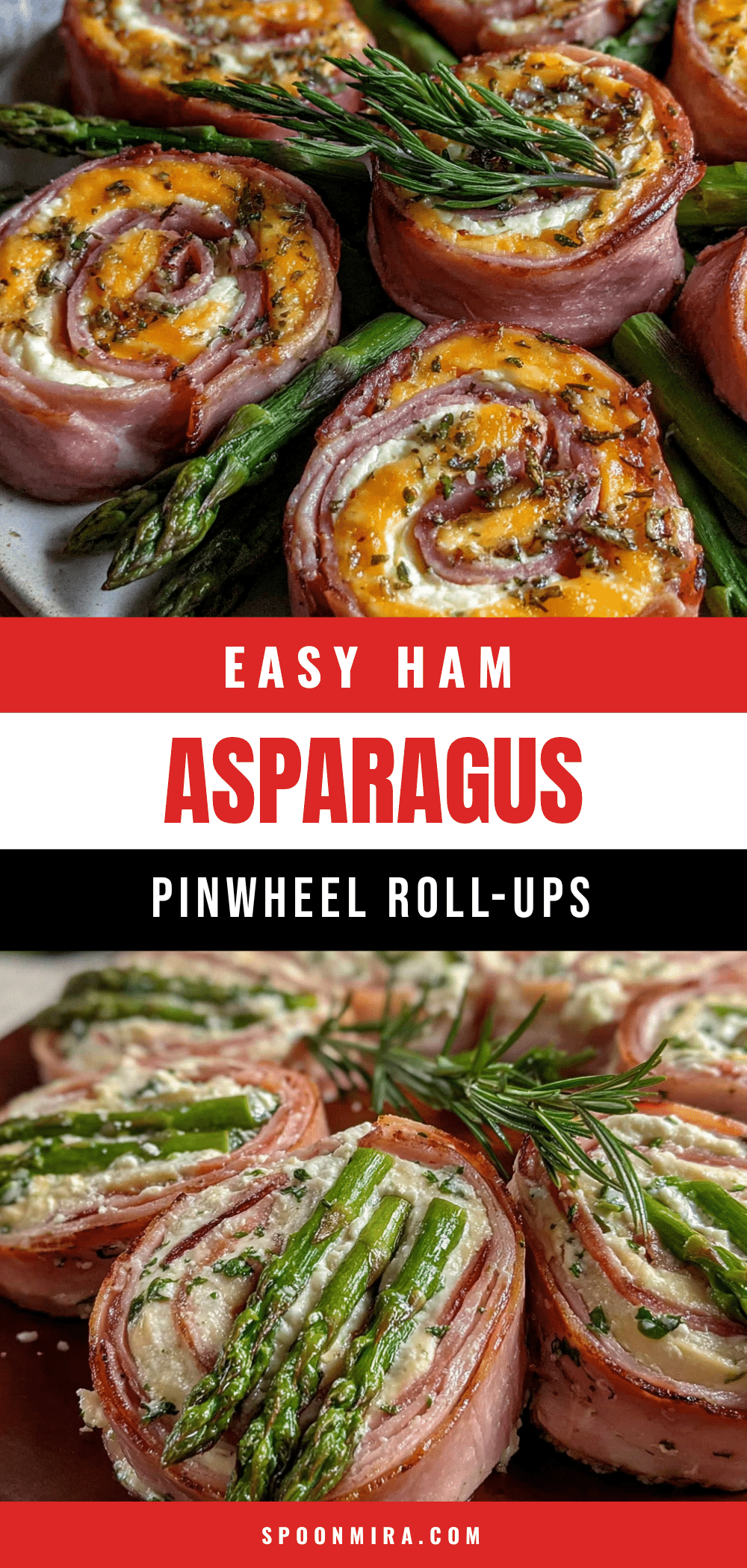ham and asparagus pinwheel appetizer recipe