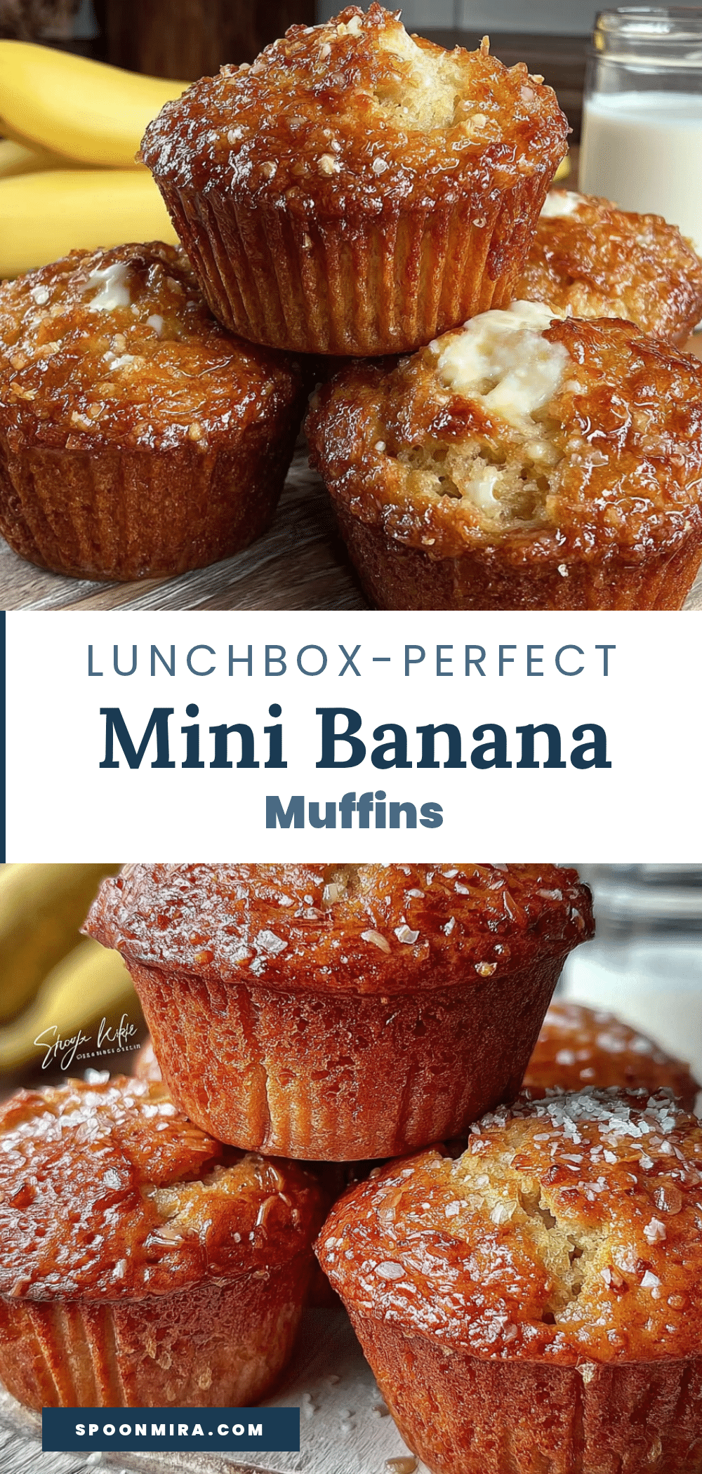 mini banana muffins recipe
