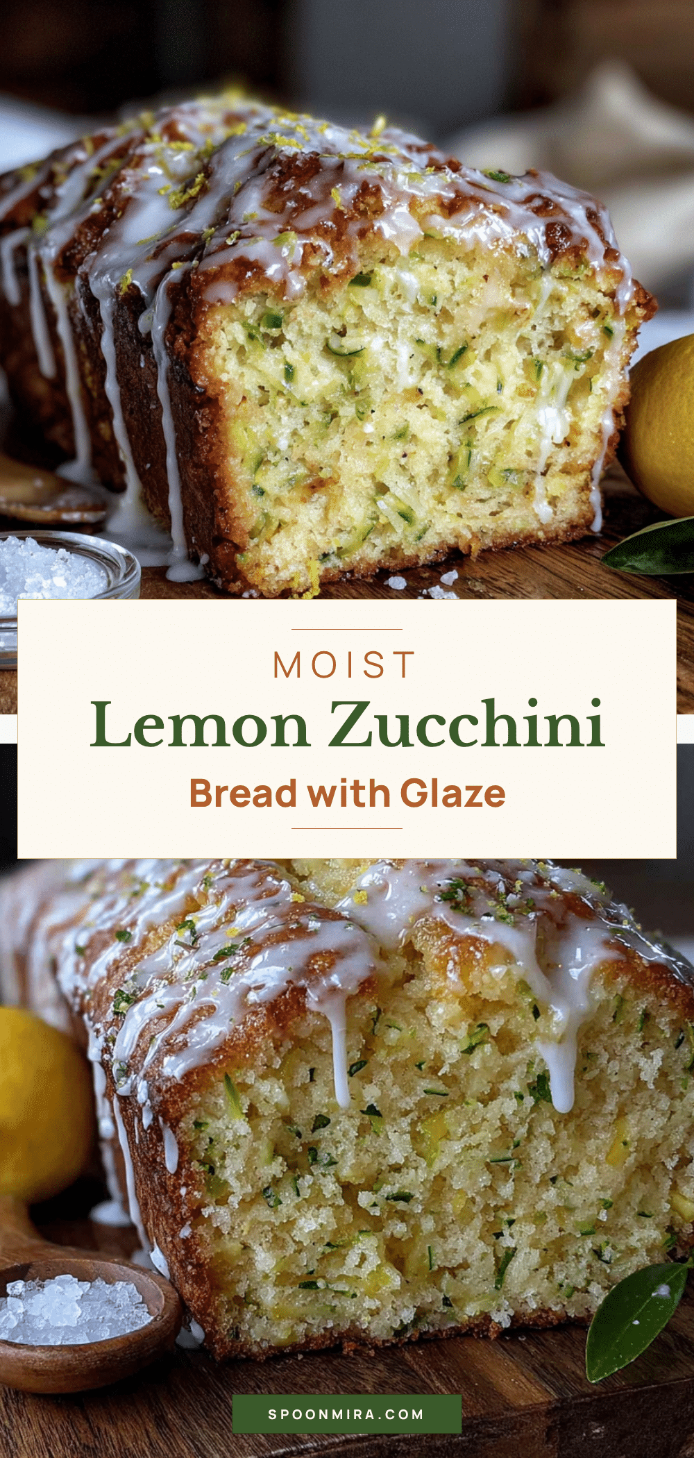 moist lemon zucchini bread with glaze recipe