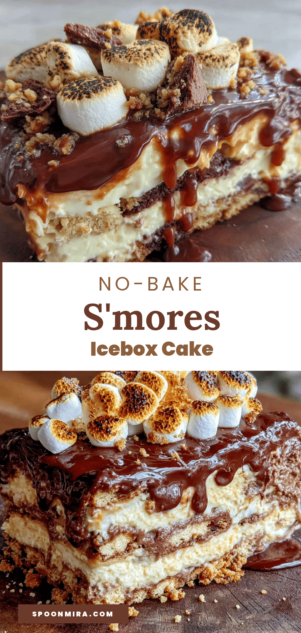 no-bake smores icebox cake recipe