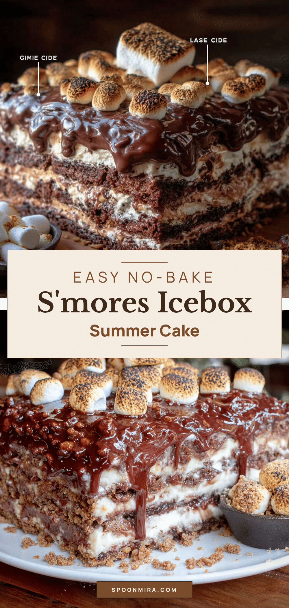 no-bake smores icebox cake recipe