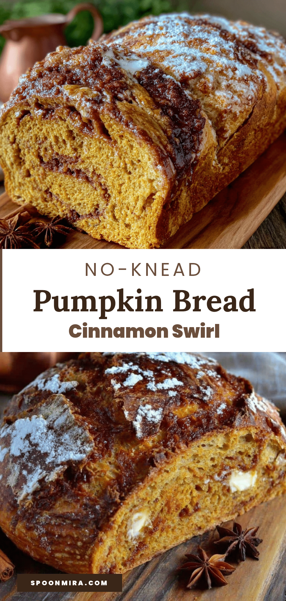 no-knead pumpkin sourdough recipe