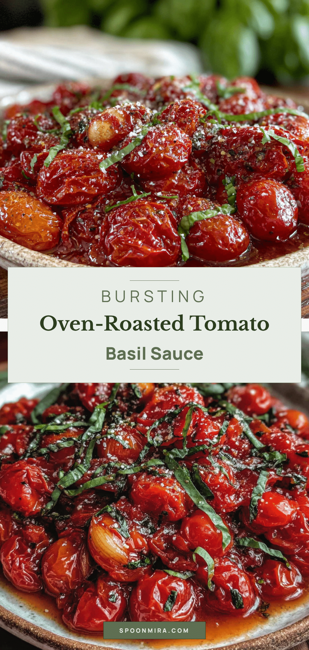 oven-roasted cherry tomato sauce recipe