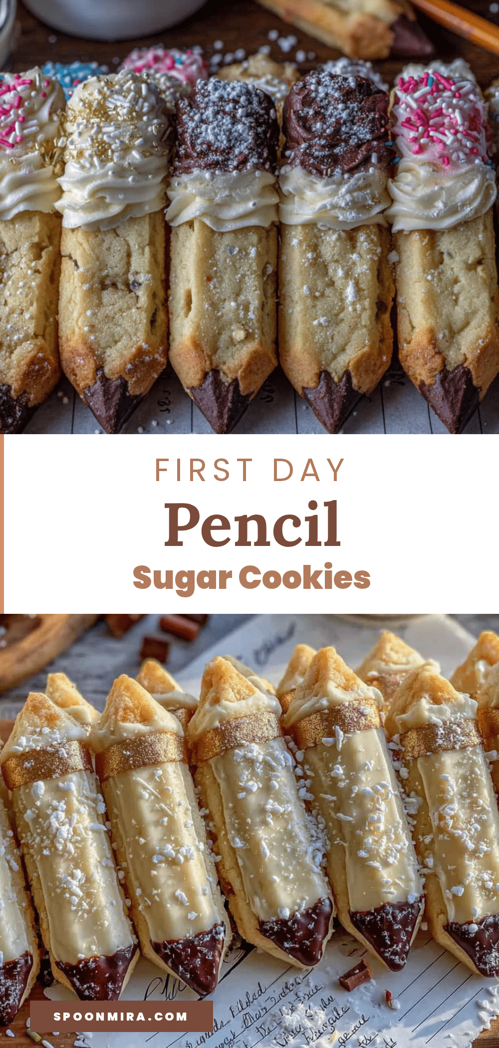 pencil sugar cookies recipe