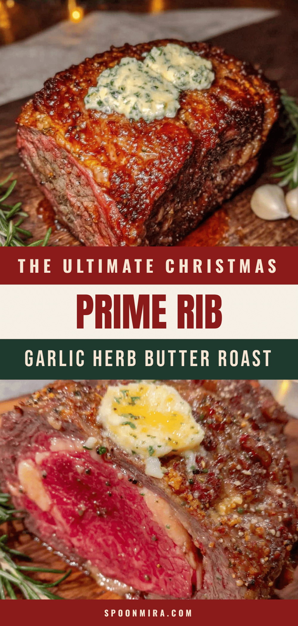 prime rib roast with garlic herb butter recipe