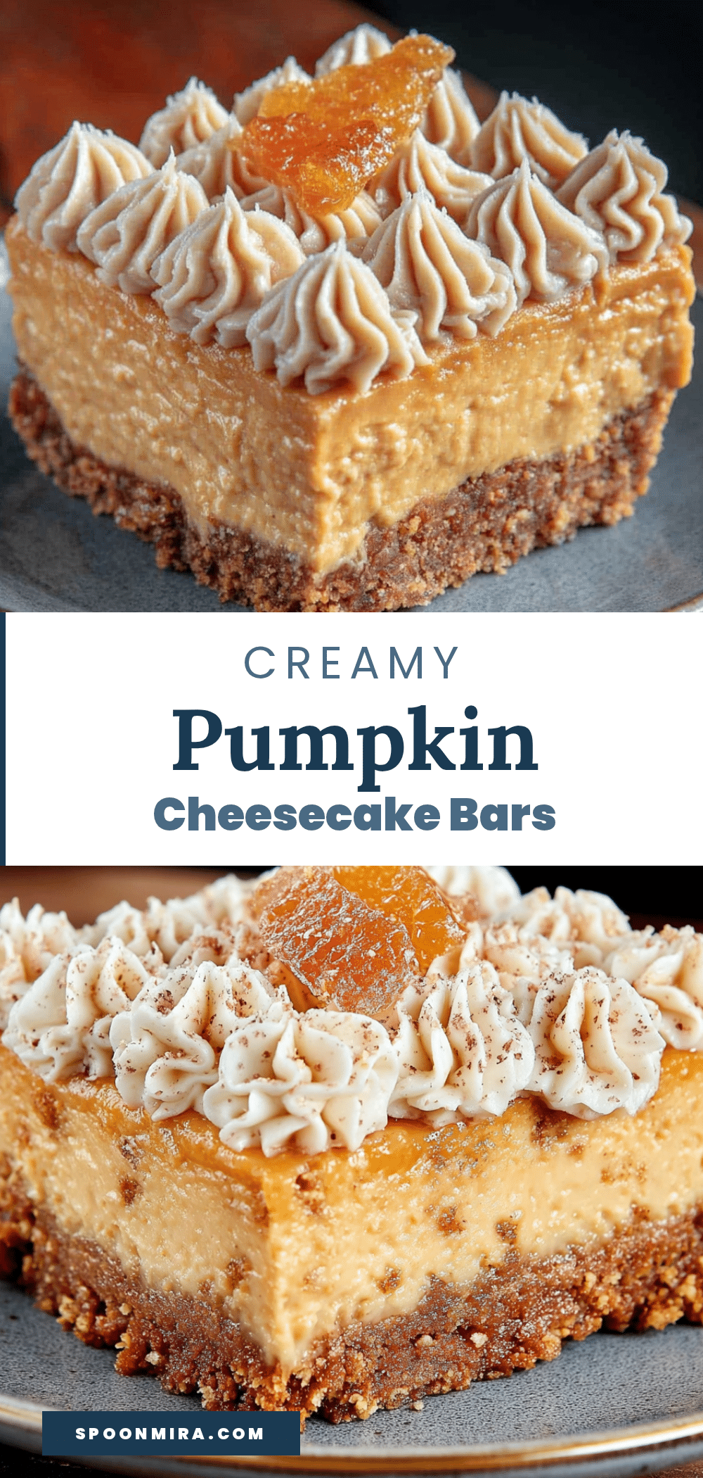 pumpkin cheesecake bars recipe