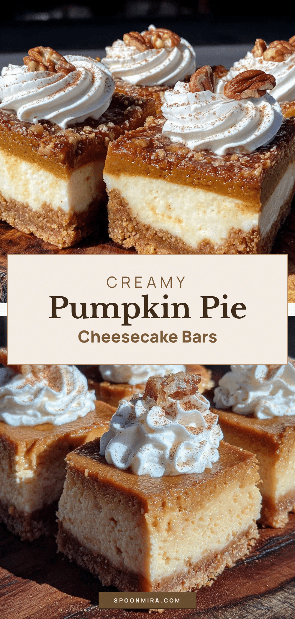 pumpkin pie cheesecake bars recipe