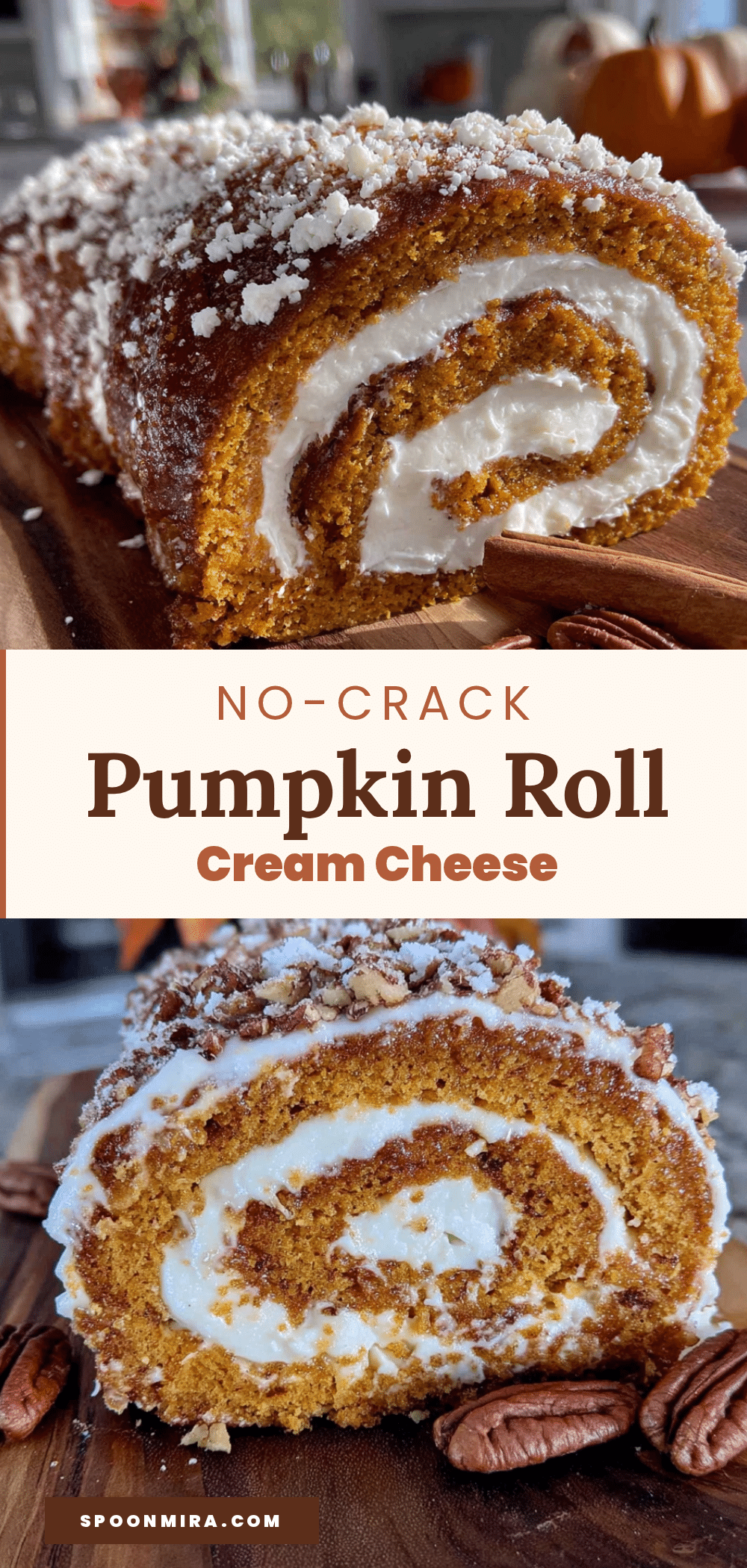 pumpkin roll with cream cheese filling recipe
