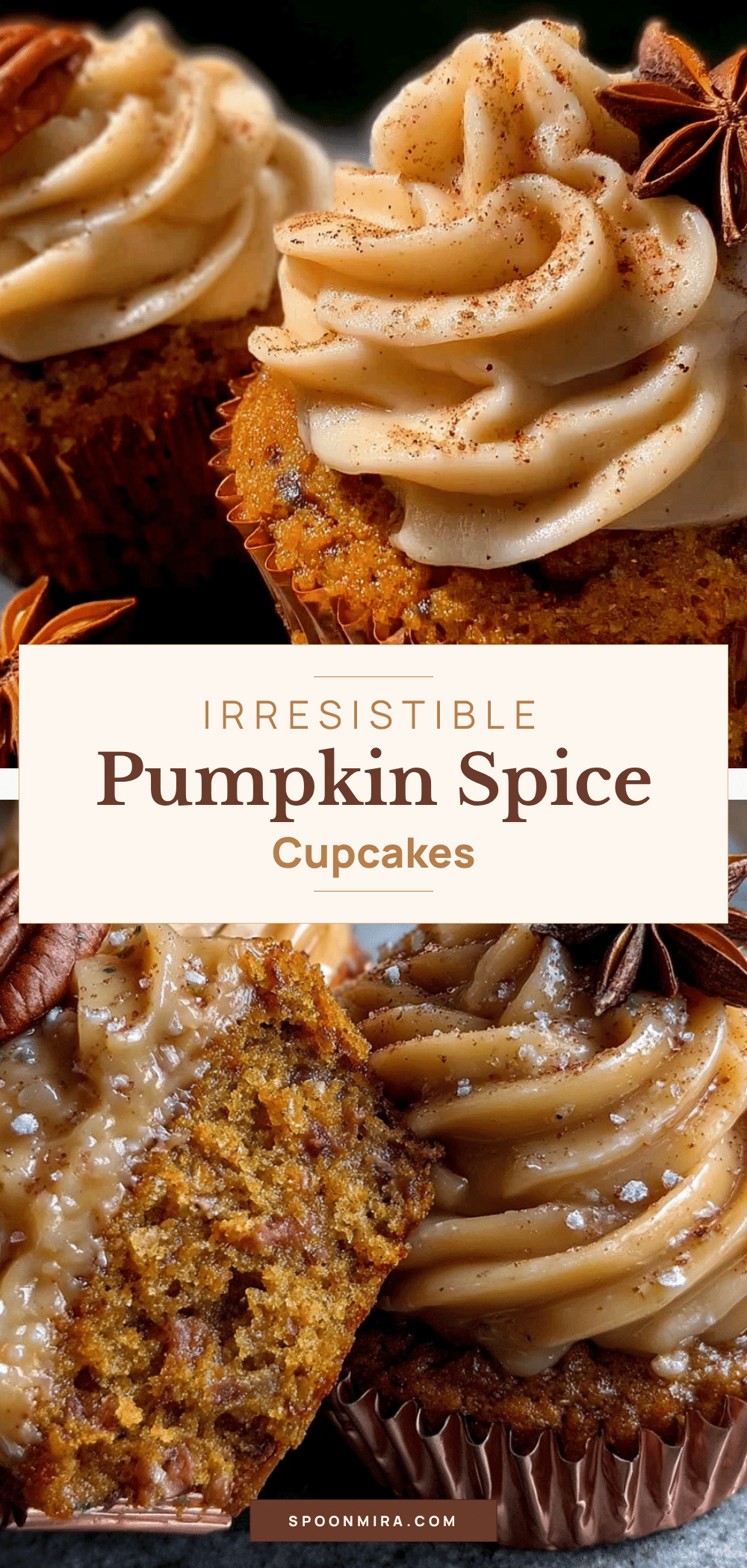 pumpkin spice cupcakes with brown butter frosting recipe