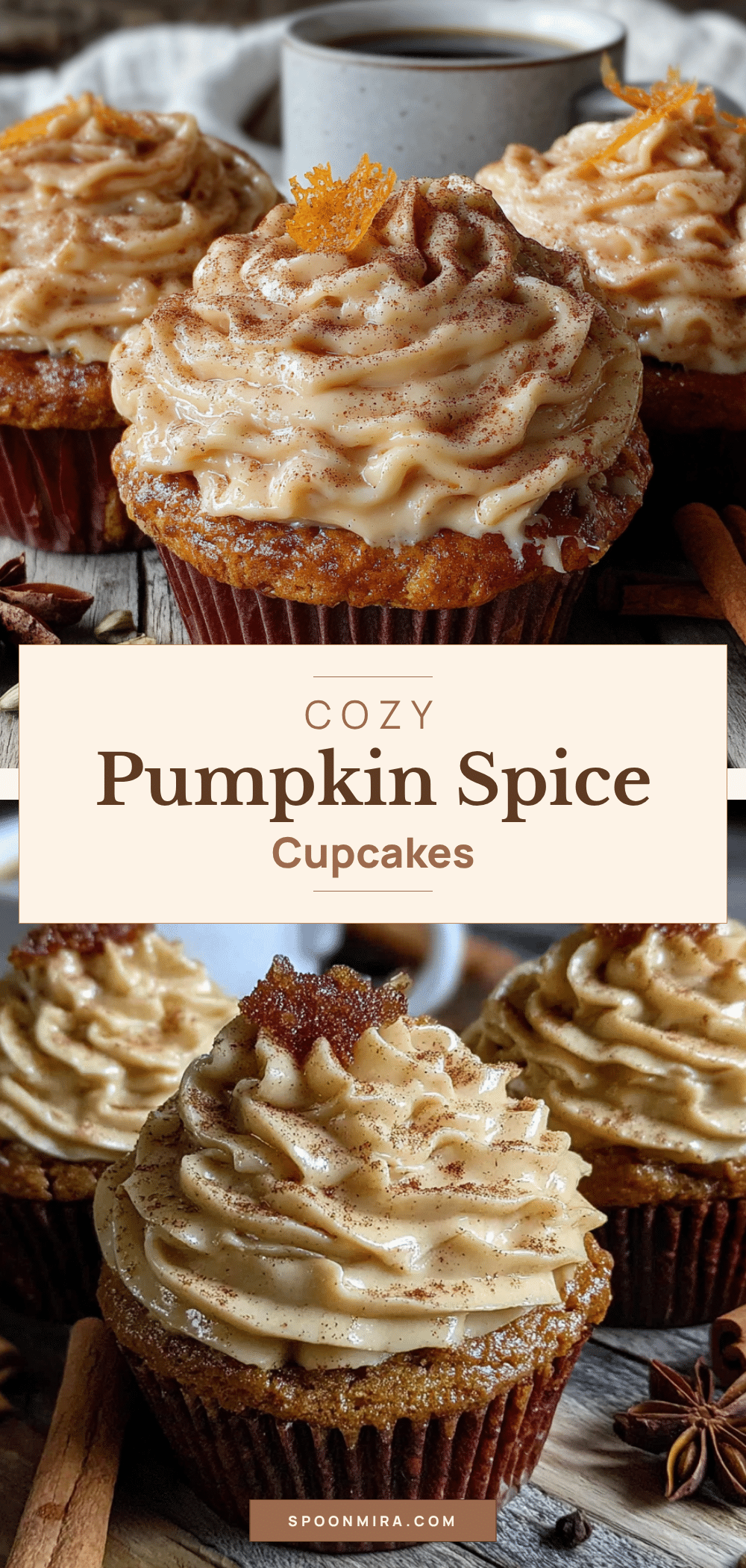 pumpkin spice latte cupcakes recipe
